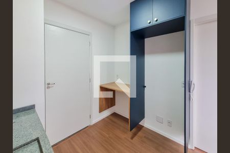 Sala e Cozinha de kitnet/studio para alugar com 1 quarto, 24m² em Butantã, São Paulo