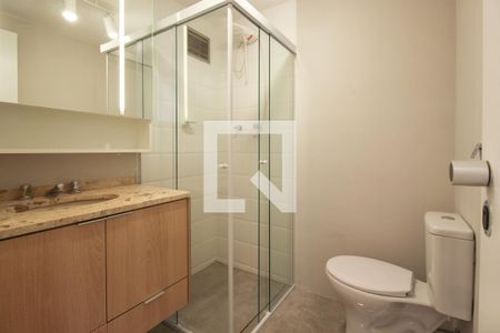 Banheiro  de apartamento para alugar com 1 quarto, 50m² em Indianópolis, São Paulo