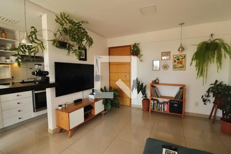Sala de apartamento para alugar com 1 quarto, 51m² em Setor Marista, Goiânia