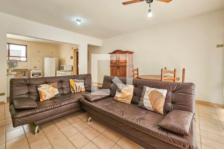 Sala de apartamento para alugar com 3 quartos, 95m² em Balneario Cidade Atlantica, Guarujá