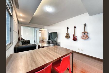 Sala  de apartamento à venda com 4 quartos, 165m² em Belvedere, Belo Horizonte