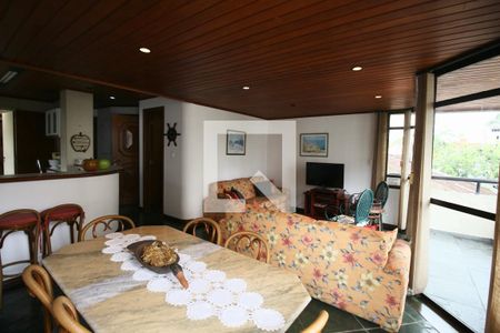 Sala de apartamento para alugar com 4 quartos, 115m² em Balneario Cidade Atlantica, Guarujá