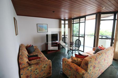 Sala de apartamento para alugar com 4 quartos, 115m² em Balneario Cidade Atlantica, Guarujá