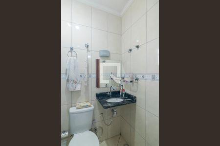 Banheiro da Suite de casa para alugar com 3 quartos, 160m² em Vila Camilopolis, Santo André