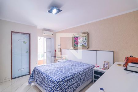 Quarto 1 Suite de casa para alugar com 3 quartos, 160m² em Vila Camilopolis, Santo André