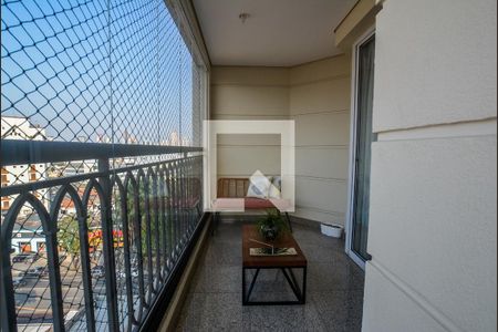 Varanda da Sala de apartamento à venda com 3 quartos, 168m² em Centro, Santo André