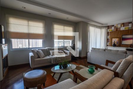 Sala 1 de apartamento à venda com 3 quartos, 168m² em Centro, Santo André