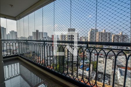 Varanda da Sala de apartamento para alugar com 3 quartos, 168m² em Centro, Santo André