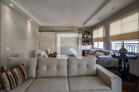 Detalhe Sala de apartamento à venda com 3 quartos, 168m² em Centro, Santo André