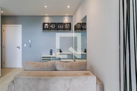 Sala de Estar de apartamento para alugar com 1 quarto, 43m² em Loteamento Mogilar, Mogi das Cruzes