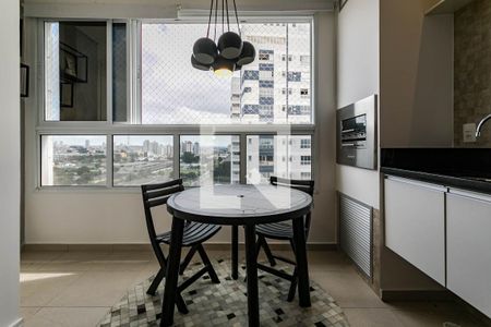 Sala de Jantar de apartamento para alugar com 1 quarto, 43m² em Loteamento Mogilar, Mogi das Cruzes