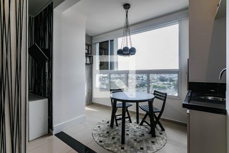 Sala de Jantar de apartamento para alugar com 1 quarto, 43m² em Loteamento Mogilar, Mogi das Cruzes