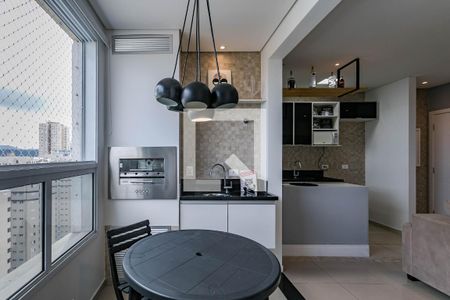 Sala de Jantar de apartamento para alugar com 1 quarto, 43m² em Loteamento Mogilar, Mogi das Cruzes