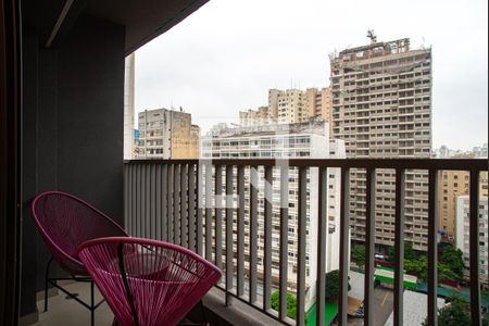 Studio para alugar com 24m², 1 quarto e sem vagaVaranda da Sala/Quarto