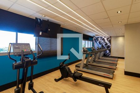 Studio para alugar com 32m², 0 quarto e 1 vaga Studio para alugar com 32m², 0 quarto e 1 vagaAcademia