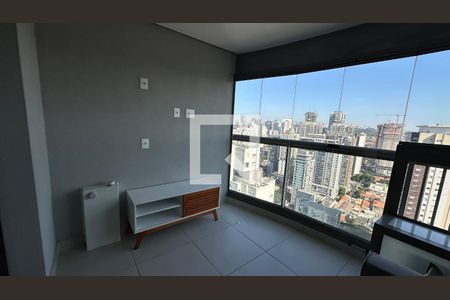 Varanda do Studio de kitnet/studio à venda com 1 quarto, 32m² em Santo Amaro, São Paulo