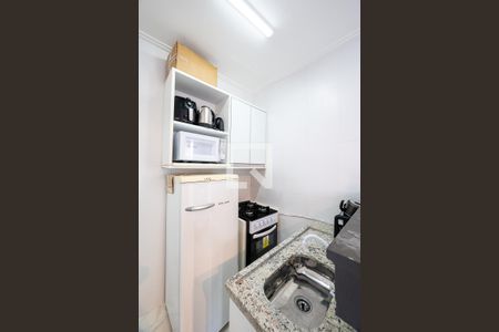 Cozinha de kitnet/studio para alugar com 1 quarto, 18m² em Vila Guarani (z Sul), São Paulo