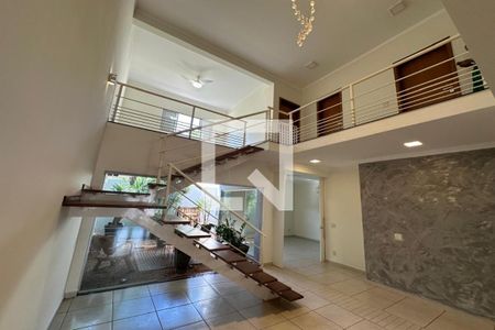 Sala de casa de condomínio para alugar com 3 quartos, 250m² em  Nova Aliança, Ribeirão Preto