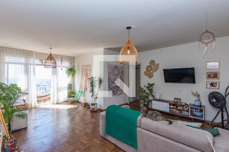 Sala de apartamento para alugar com 3 quartos, 124m² em São Lucas, Belo Horizonte