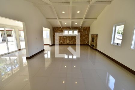 Sala 1 de casa de condomínio à venda com 4 quartos, 362m² em Sítios de Recreio Gramado, Campinas