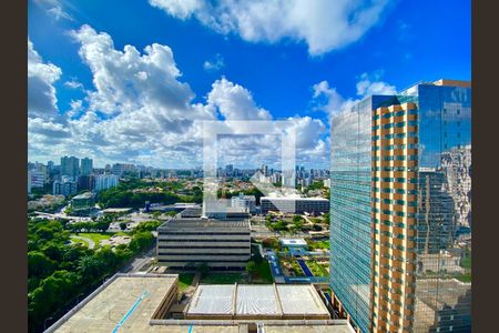Vista da Suíte de apartamento para alugar com 1 quarto, 80m² em Pituba, Salvador