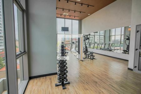 Studio para alugar com 26m², 1 quarto e sem vaga Studio para alugar com 26m², 1 quarto e sem vagaÁrea comum - Academia