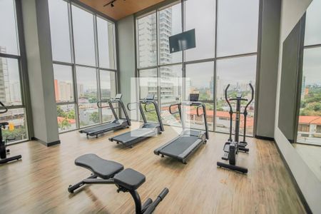 Studio para alugar com 26m², 1 quarto e sem vaga Studio para alugar com 26m², 1 quarto e sem vagaÁrea comum - Academia