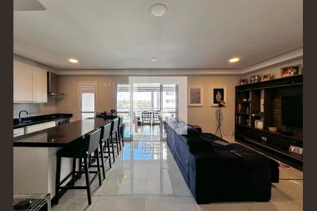 Cozinha/Sala de apartamento à venda com 3 quartos, 108m² em Brooklin Paulista, São Paulo