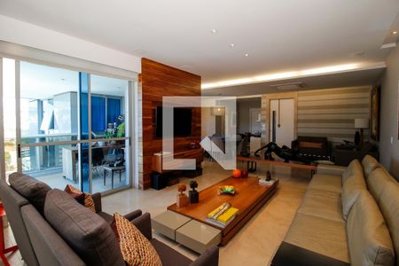 Sala de apartamento à venda com 4 quartos, 209m² em Lourdes, Belo Horizonte