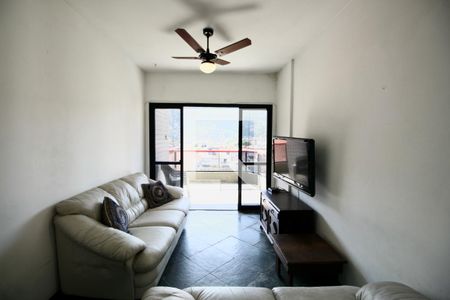 Sala de apartamento para alugar com 3 quartos, 80m² em Jardim Três Marias, Guarujá