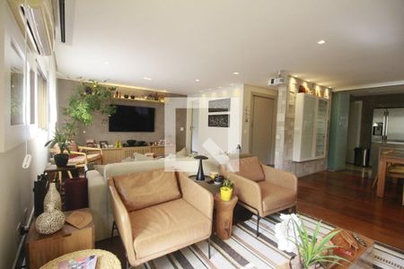 Sala de apartamento à venda com 4 quartos, 150m² em Indianópolis, São Paulo