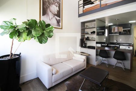 Sala de apartamento à venda com 1 quarto, 39m² em Moema, São Paulo