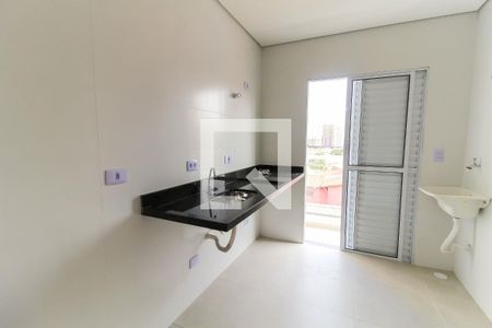 Cozinha  de apartamento à venda com 2 quartos, 43m² em Vila Prudente, São Paulo