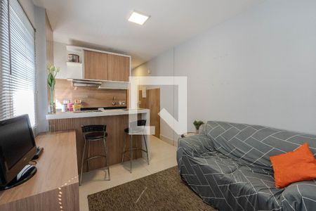 Sala/Cozinha de apartamento para alugar com 1 quarto, 30m² em Consolação, São Paulo