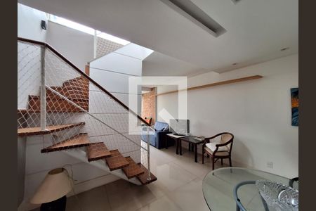 Sala de apartamento para alugar com 3 quartos, 145m² em Humaitá, Rio de Janeiro