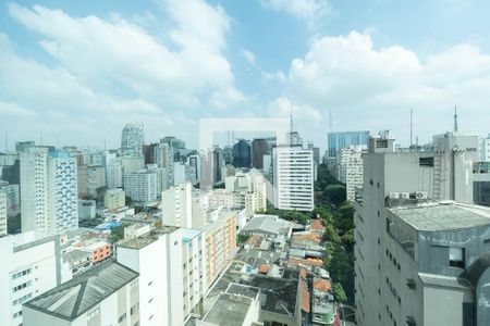 Vista da Sala de kitnet/studio para alugar com 1 quarto, 51m² em Consolação, São Paulo