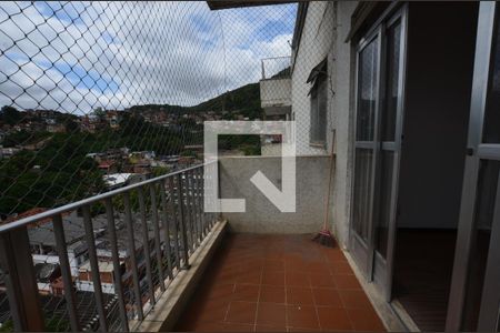 Vista da Sala de apartamento para alugar com 2 quartos, 60m² em Campinho, Rio de Janeiro