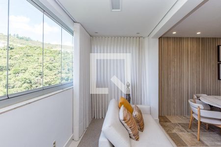 Varanda da Sala de apartamento para alugar com 4 quartos, 164m² em Buritis, Belo Horizonte