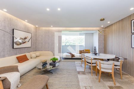 Sala de apartamento para alugar com 4 quartos, 164m² em Buritis, Belo Horizonte