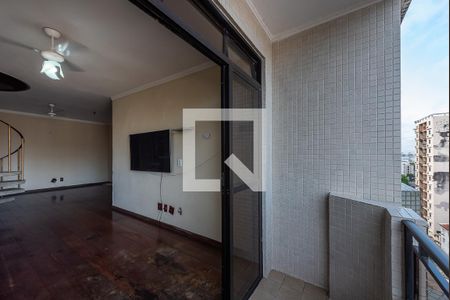 Varanda de apartamento para alugar com 4 quartos, 360m² em Ponta da Praia, Santos