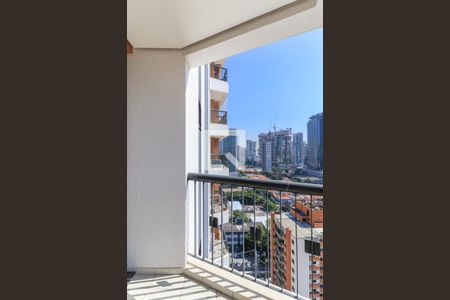 Varanda da Sala de apartamento para alugar com 1 quarto, 47m² em Chácara Santo Antônio (zona Sul), São Paulo