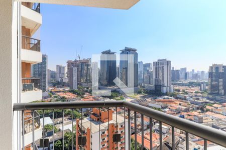 Varanda da Sala de apartamento para alugar com 1 quarto, 47m² em Chácara Santo Antônio (zona Sul), São Paulo