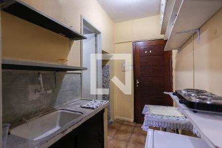 Cozinha de apartamento à venda com 1 quarto, 15m² em Centro Histórico, Porto Alegre