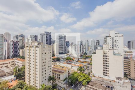 Vista de kitnet/studio para alugar com 1 quarto, 30m² em Cerqueira César, São Paulo