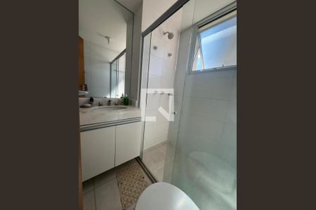 Banheiro da Suíte de apartamento à venda com 2 quartos, 69m² em Vila da Serra, Nova Lima