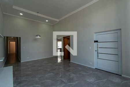Sala de casa de condomínio para alugar com 3 quartos, 170m² em Chácaras Reunidas, Sorocaba