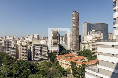 Studio à venda com 30m², 1 quarto e sem vagaVista da Varanda do Studio