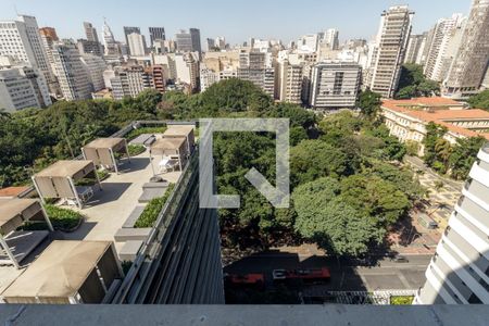 Studio à venda com 30m², 1 quarto e sem vagaVista da Varanda do Studio