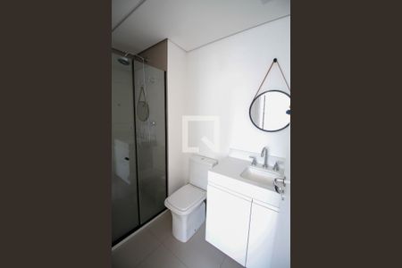 Apartamento para alugar com 31m², 1 quarto e sem vaga Apartamento para alugar com 31m², 1 quarto e sem vagaBanheiro da Suíte