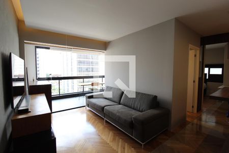 Sala de apartamento para alugar com 1 quarto, 62m² em Vila Olímpia, São Paulo